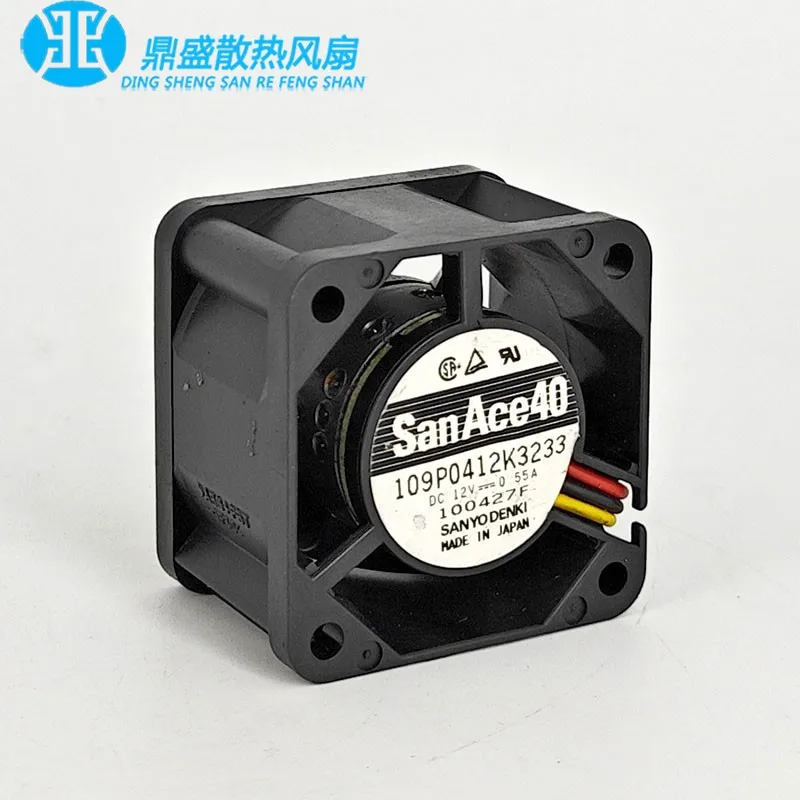 1pcs * 109P0412K3233 ORIGINAL NEW COOLING FAN 12V 0.55A 4028 40*40*28mm RADIATOR