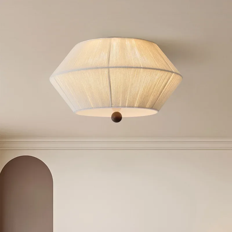 Medieval wabi-sabi wind woven dining room chandelier