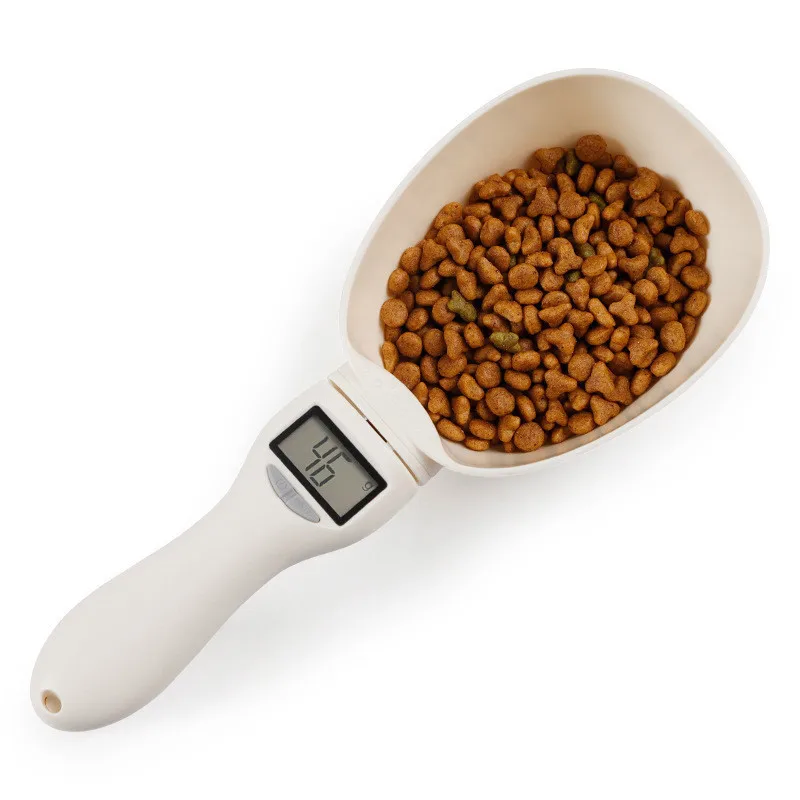 Báscula electrónica para comida perros y gatos – tazón medidor cuchara - imagen 3