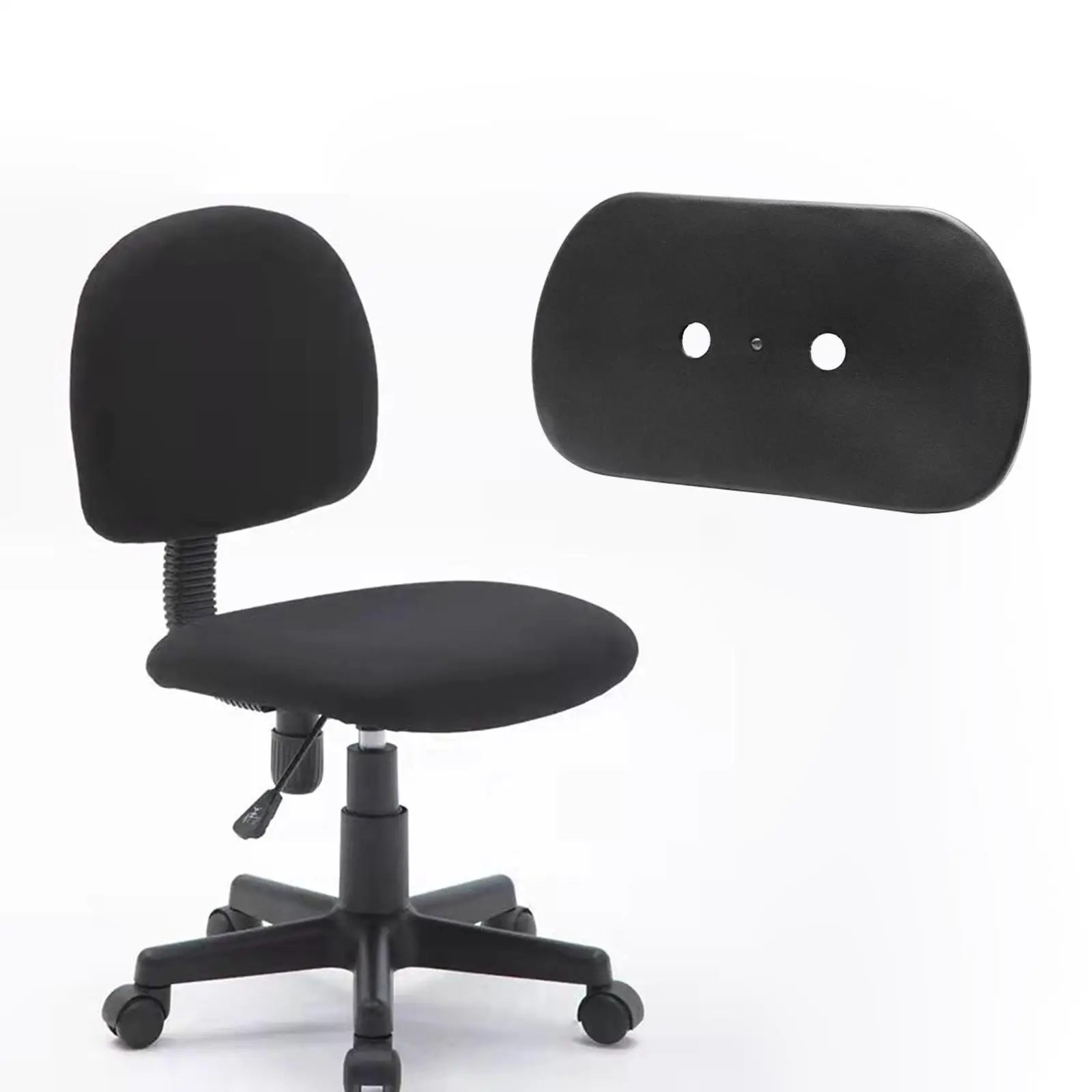 

Office Chair Backrest Back Pad Headrest Easy Installation Replaces Comfort Durable Attachment for Gaming Chair Swivel Task Chair