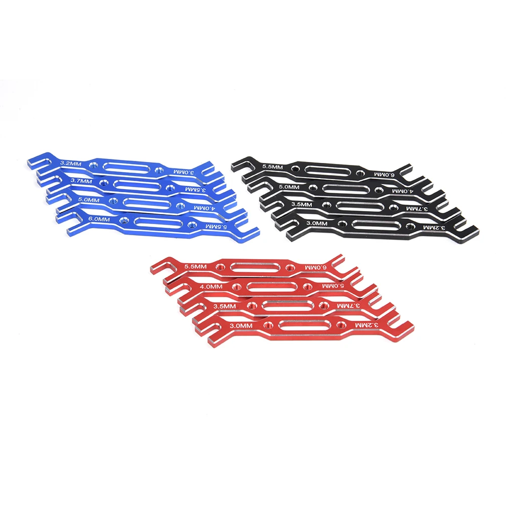 4Pcs Wrench 3/3.2/3.5/3.7/4/5/5.5/6mm Turnbuckle Nut Ball End Joint Remover Universal Tool For RC Car Drone Boat