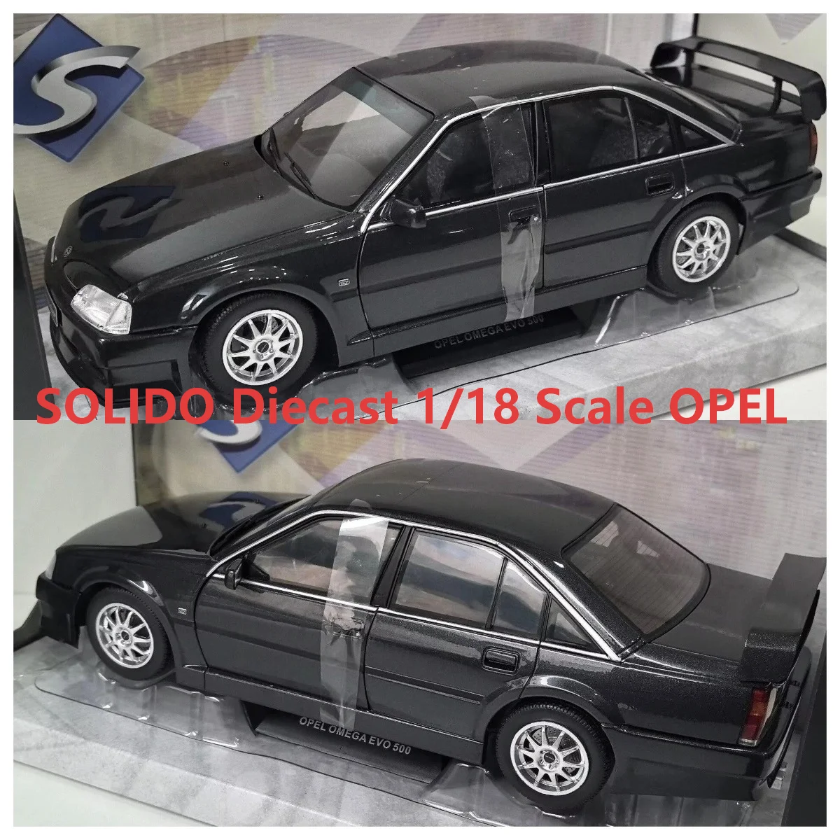 

Paint Surface Defects SOLIDO Diecast 1/18 Scale OPEL OMEGA EVO 500 1990 71 Alloy Car Model