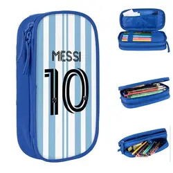 Number 10 Pencil Case Football Pen Holder Bag Student Large Storage School Supplies Zipper Pencilcases