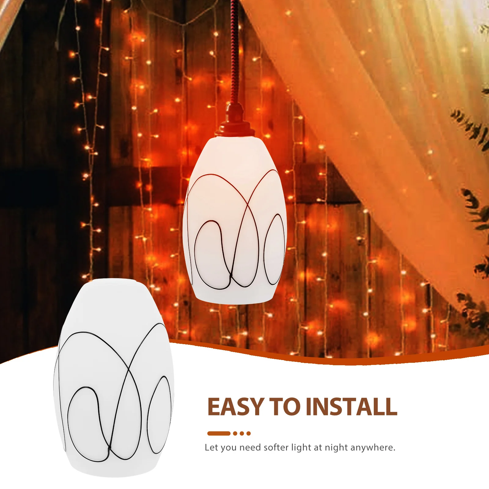 

Стеклянный абажур, подвесной светильник, декоративная замена, изысканное долговечное изготовление, стеклянный абажур