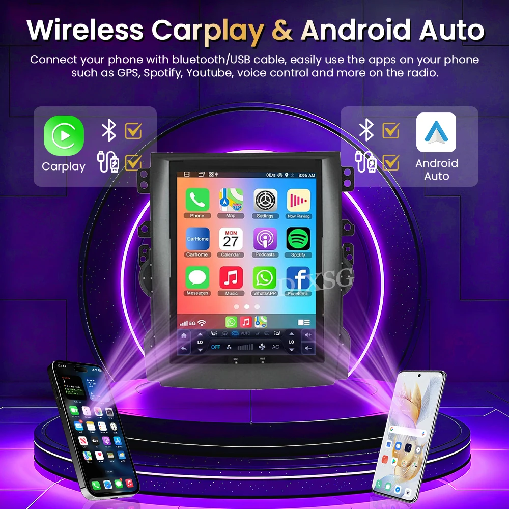 Car Radio Android 15 12.1
