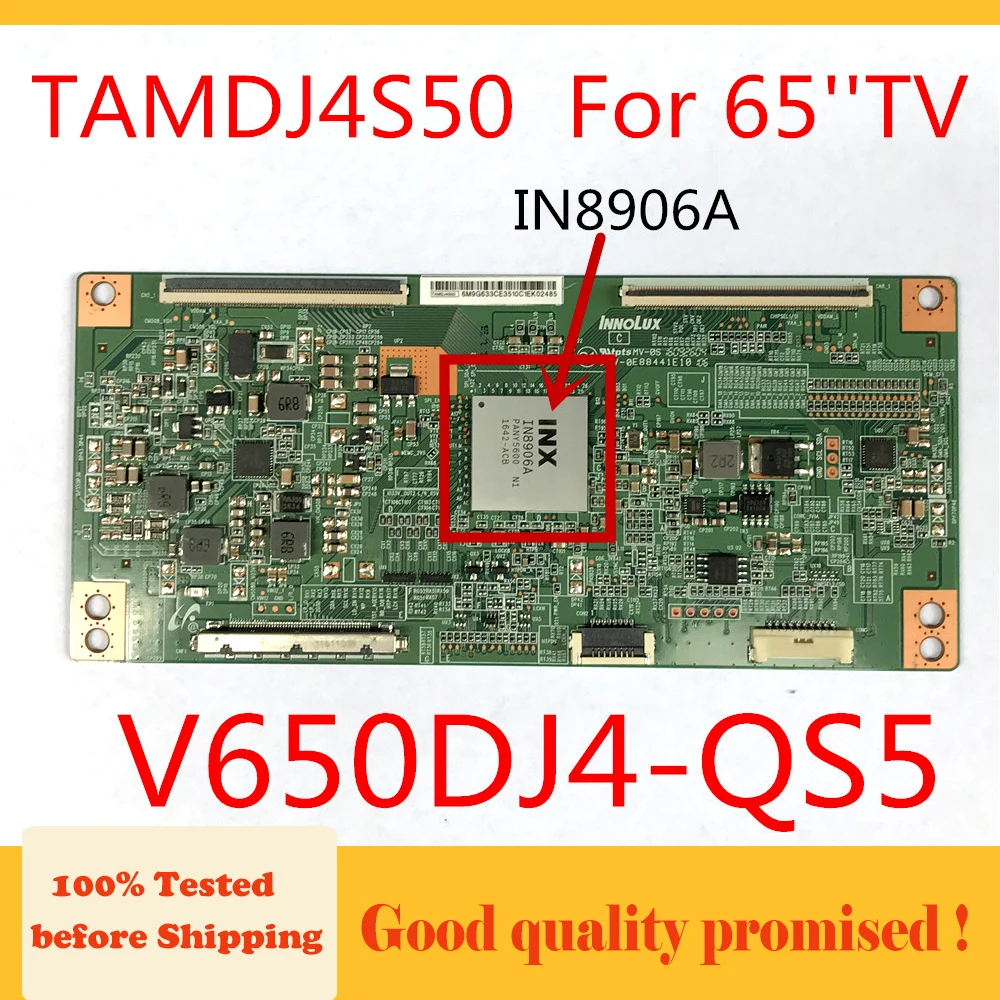 

TAMDJ4S50 Tcon Board for TV V650DJ4-QS5 Display Card for TV Replacement Board for 65 Inch TV Replacement Board T Con Board