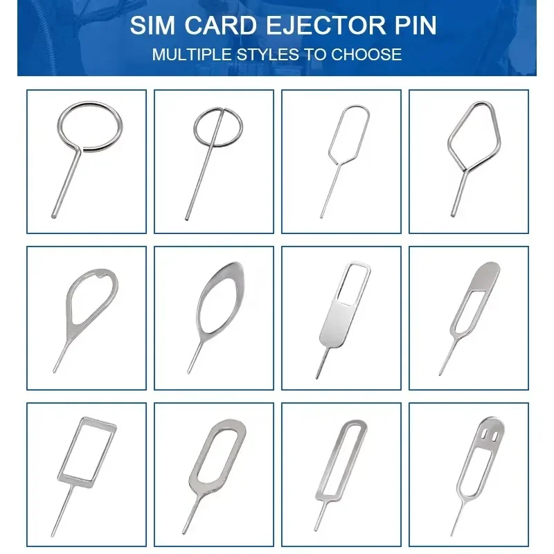 Poding الهاتف المحمول بطاقة SIM دبوس مفتاح إبرة/استرداد بطاقة دبوس للهواتف الذكية العالمي بطاقة Sim صينية القاذف إخراج دبوس #6