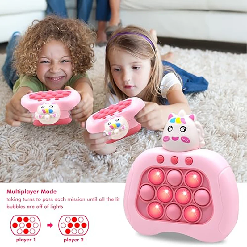 Upgraded Electronic Pop Push Quick Push Game 999 Level Console Suitable for Adult and Child Fidget Toys Christmas