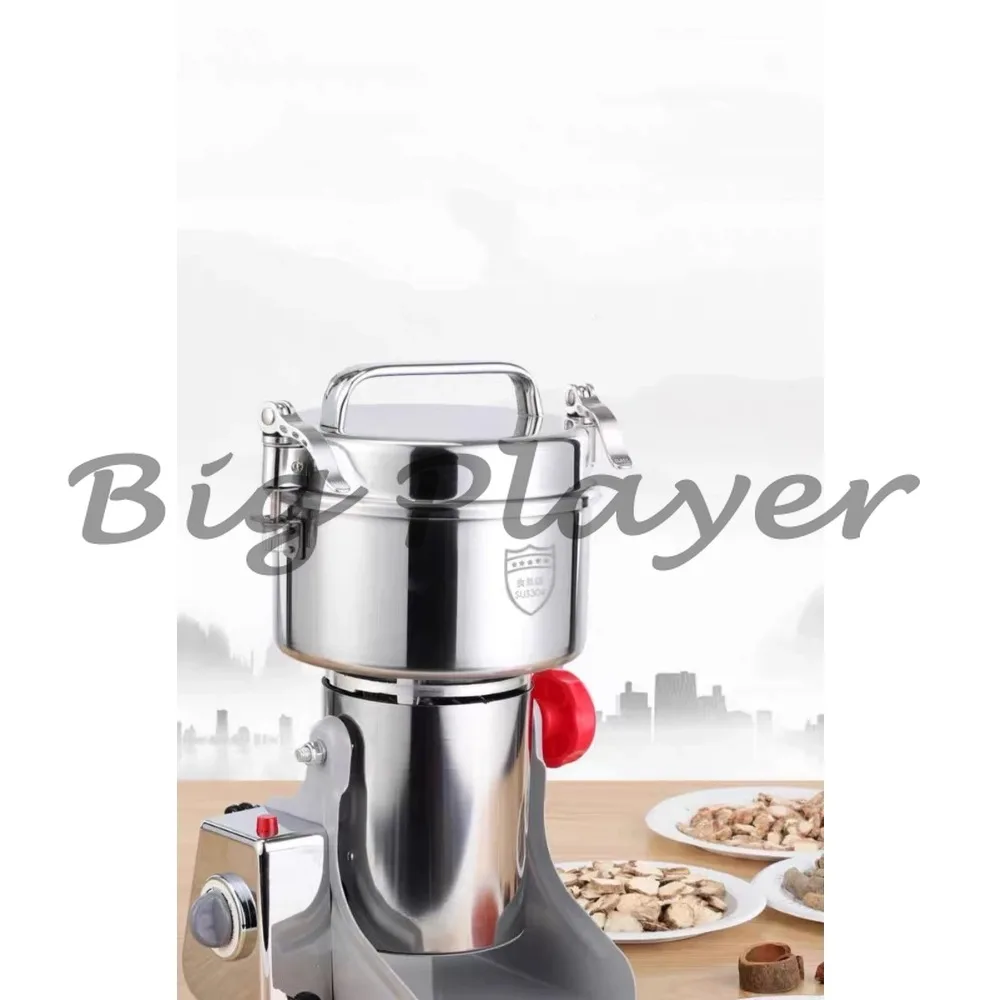 Grains Grinder 1000g Swing Type Spices Grinder Cereals Coffee Grinder Dry Food High Speed Crusher