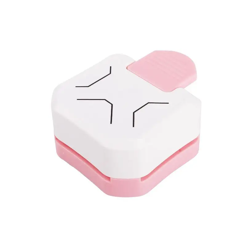 Metal Plastic Design Paper Edge Maker 3 In 1 Corner Rounder Cutter For Scrapbook Cards Crafts