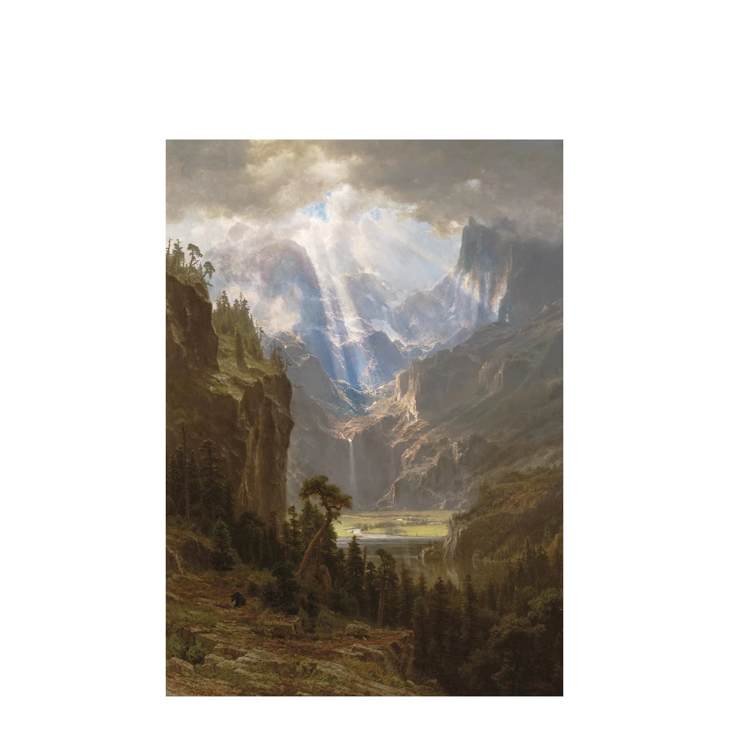 

The Rocky Mountains 300/500/1000 Pcs Jigsaw Puzzle Wooden Puzzle for Gameroom Bedroom Livingroom Decor Birthday Holiday Gift