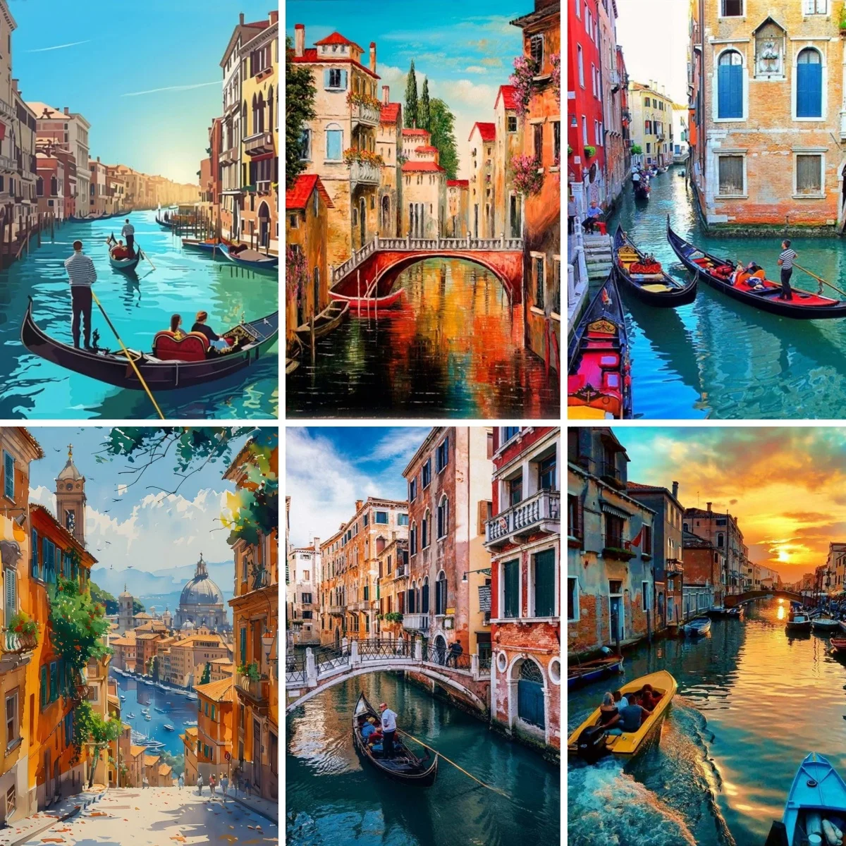 Вид на город Венецианского города «Рибальтский мост», набор алмазной живописи для взрослых, красочные домики в Берно, итальянский городской пейзаж, пейзаж Grant Canal Вид на город Венецианского города «Рибальтский мост», набор алмазной живописи для взрослых, красочные домики в Берно, итальянский городской пейзаж, пейзаж Grant Canal