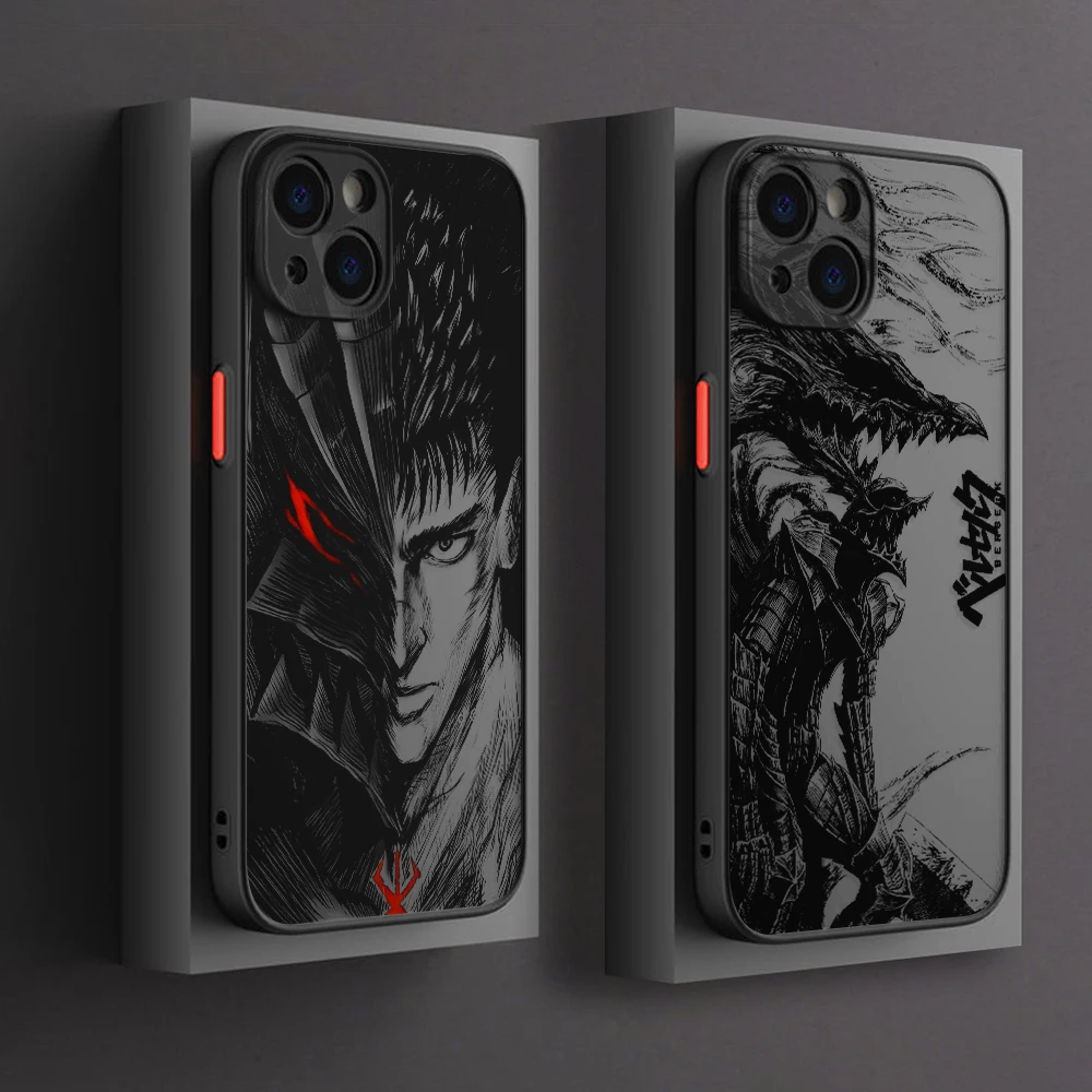 Hot Anime Berserk Guts Phone Case for Oppo Reno 8 T 7 Z 6 5 4 3 F Pro Lite 4G 5G Matte Transparent Hard Cover