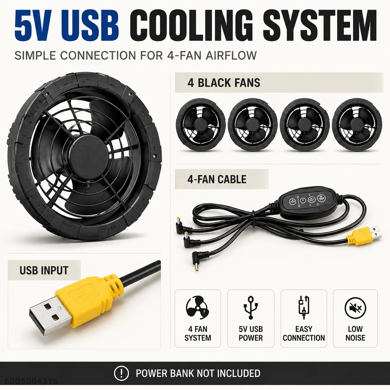 Men's 5V USB 2/4-Fan Camouflag - Outdoor Usb Power Bank 评论和价格