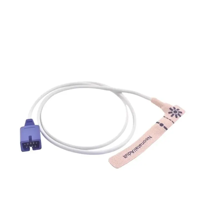 1 Stück MAX-A MAX-P Typ 9-Pin Einweg-SpO2-Sensor mit Oximax SpO2-Sonde für Erwachsene, Kinder, Säuglinge und Neugeborene für Nellcor – Detail 7