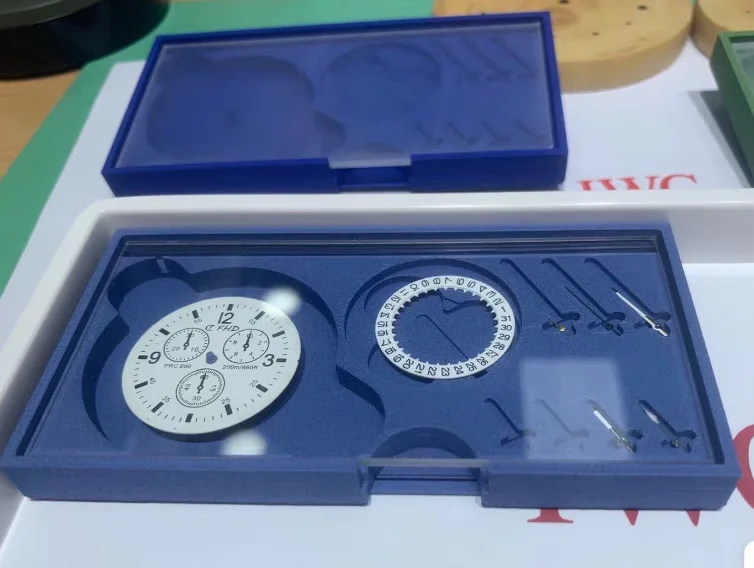 Watch Tools and Parts Small Plastic Storage Box with Parts Placement Tray Watch Dial for Organization