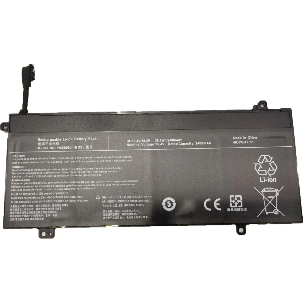 7XINbox PA5366U-1BRS 15.4V 38.1Wh 2480mAh Laptop battery for Toshiba Dynabook Pro L50-G-11H L50-G-10A L50-G
