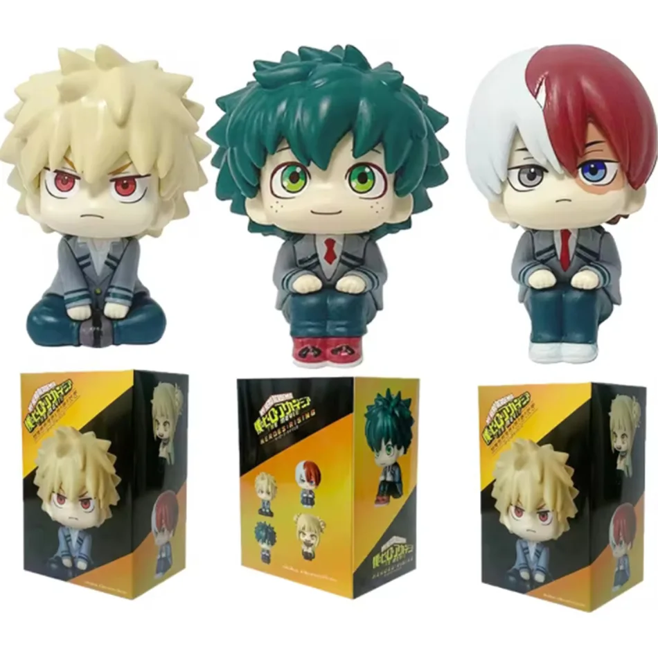

Фигурки Boku No Hero Academia-Midoriya Izuku Bakugo Katsuki & Todoroki Shoto, коллекционные фигурки аниме из ПВХ