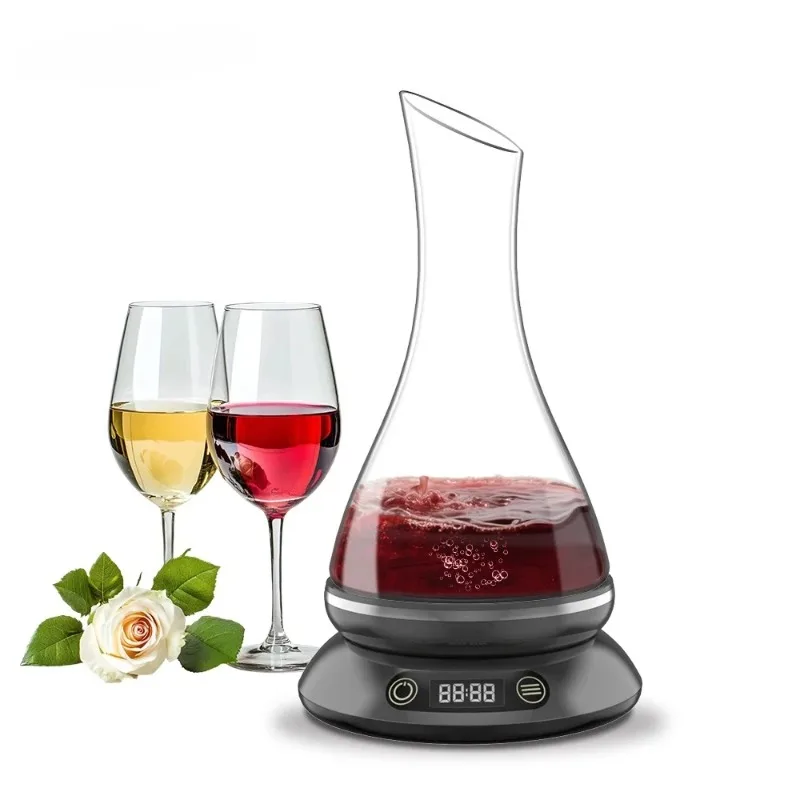

Red Wine Electric Decanters Portable Wine Decanter Set 2-10 min Electrolysis Wine Decanter