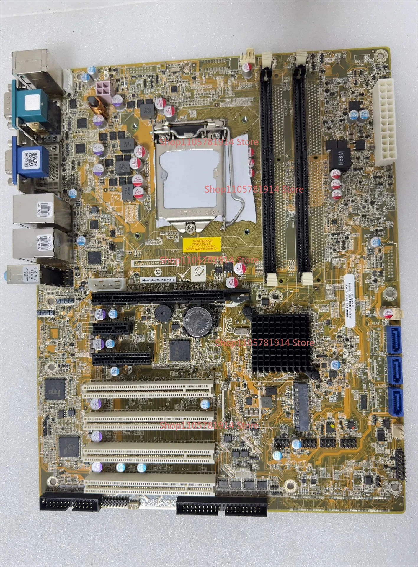 For Weiqiang +IMBA-Q870-ECO-R10-SW-NA VER: 1.03 Industrial Control Main Board with Original Baffle