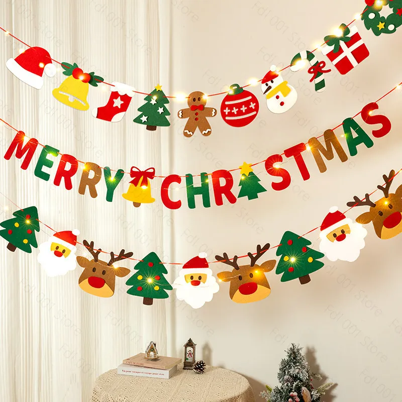 Christmas Latte Flag Ornament Scene Arrangement Pendant Pendant Tree Photo Atmosphere Props Living Room Christmas