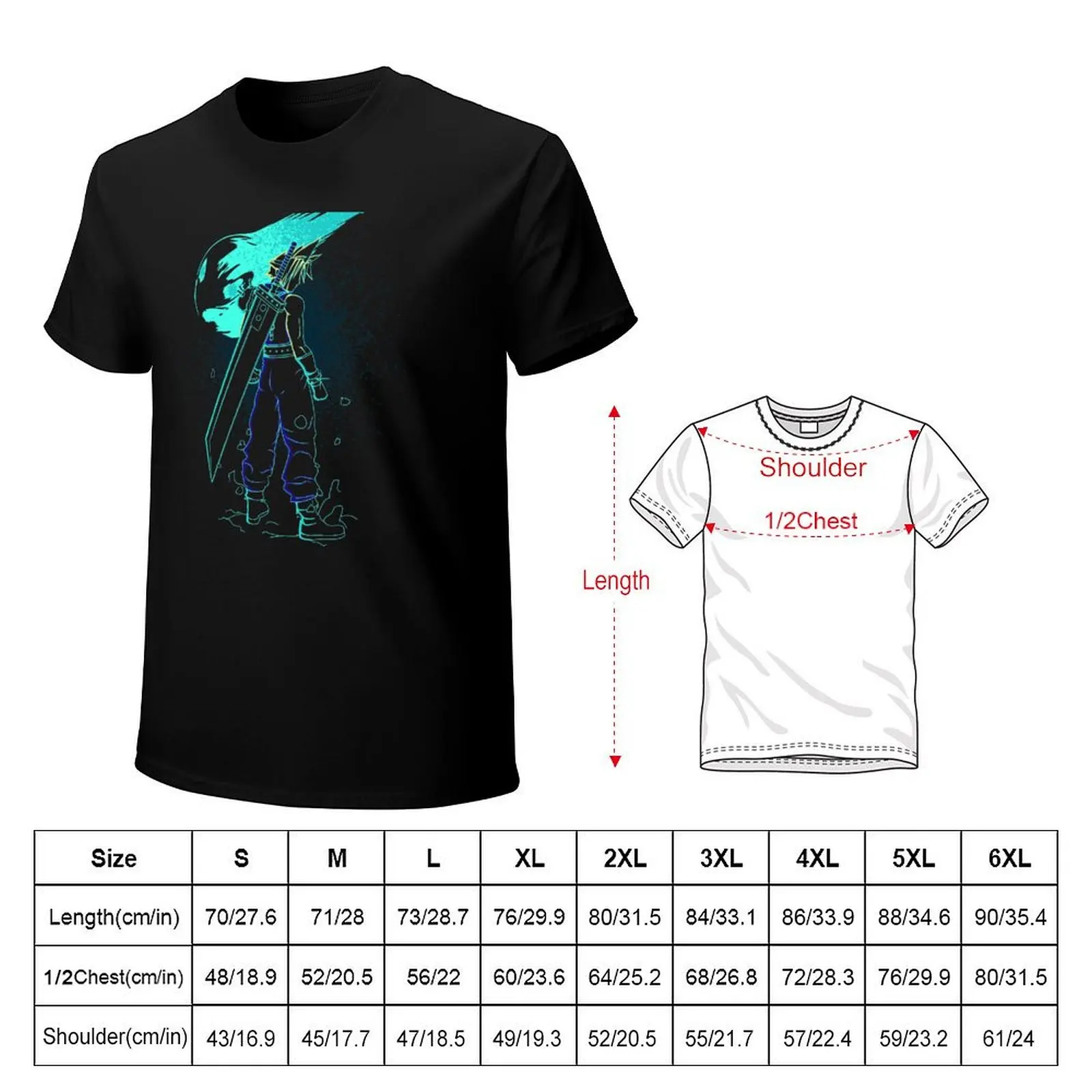 Shadow of Meteor T-Shirt Casual Trendy Streetwear Tee Shirt