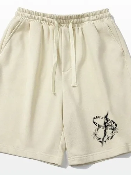 

Ice Silk Men's orts Ultra-Thin Five-Quarter Casual Loose Qui-Dry Sports Air Conditioning Summer Leisure Pants Youth Sle