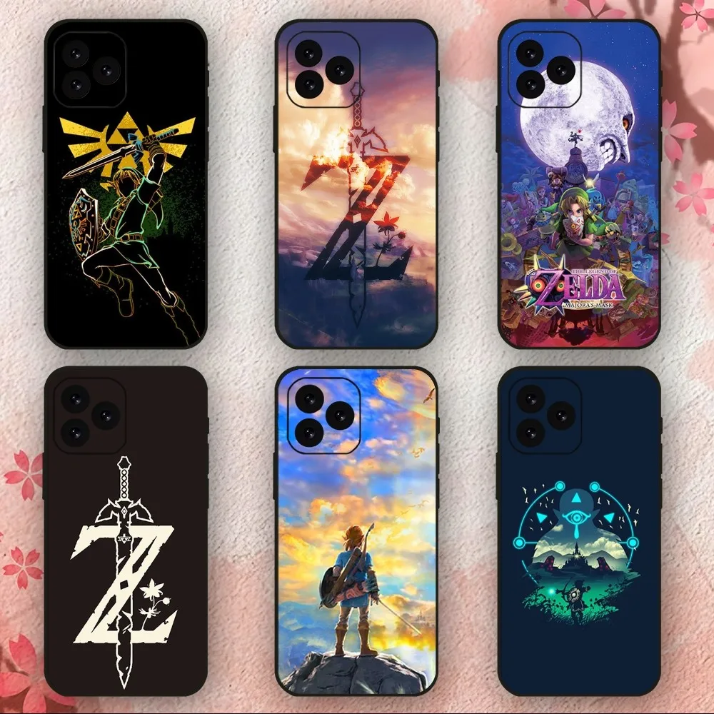 Game The L-Legend of Z-Zelda Phone Case For iPhone 11 12 13 14 15 Mini Plus Pro Xs Max X S Plus XR Shell