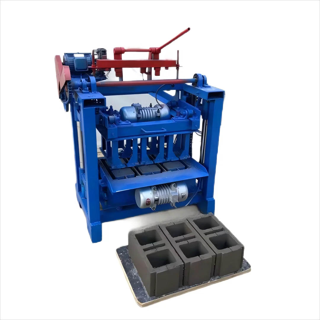 Small Hollow Paving Brick Making Machine Fly Ash Material Block Making Machine