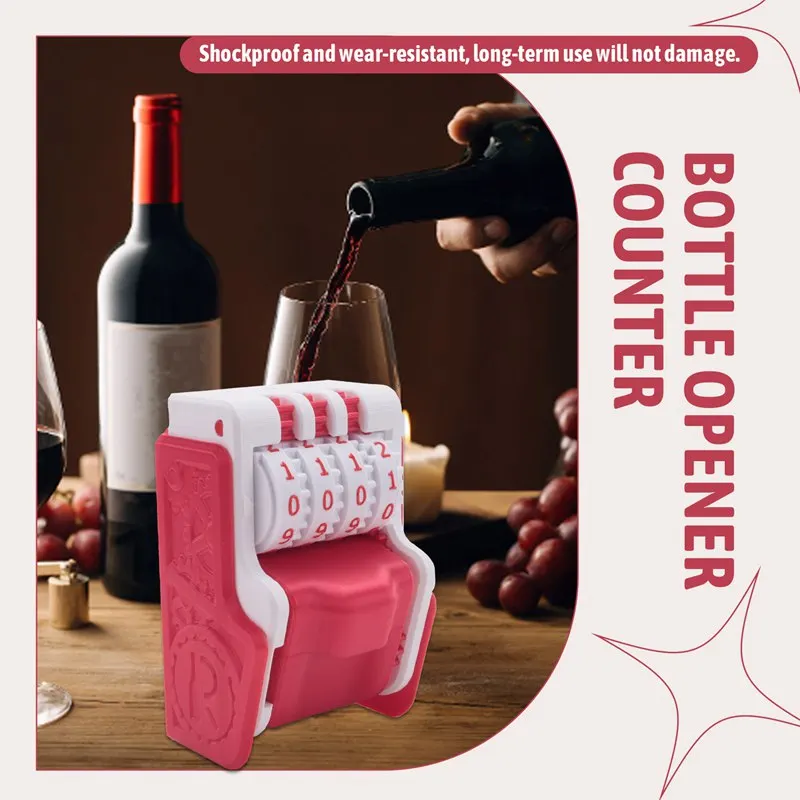 Bottle Opener Counter Beer Opener Wall Mount Automatic Count Decapper Precise Number Counting Opening Recording Device-A69M