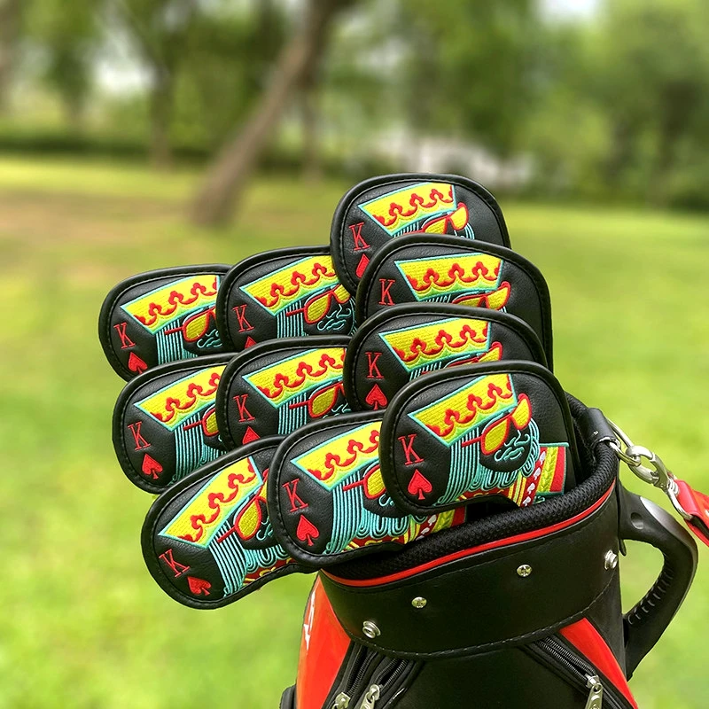 High Quality Golf Iron Head Covers PU Waterproof 456789APSX 10pcs 4 styles