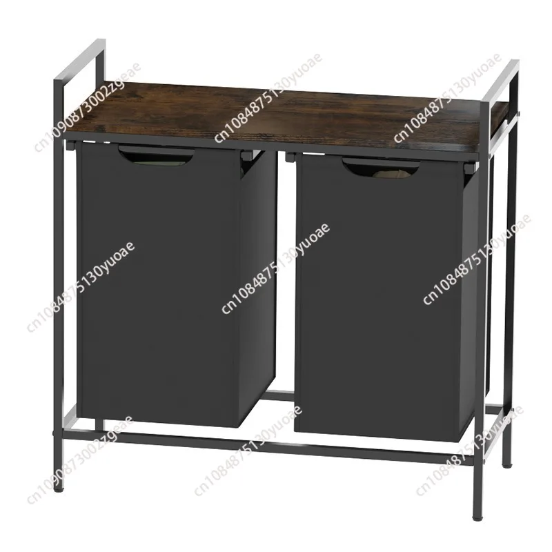 Floor-to-ceiling household simple bathroom dirty basket simple removable storage box dirty clothes basket storage rack