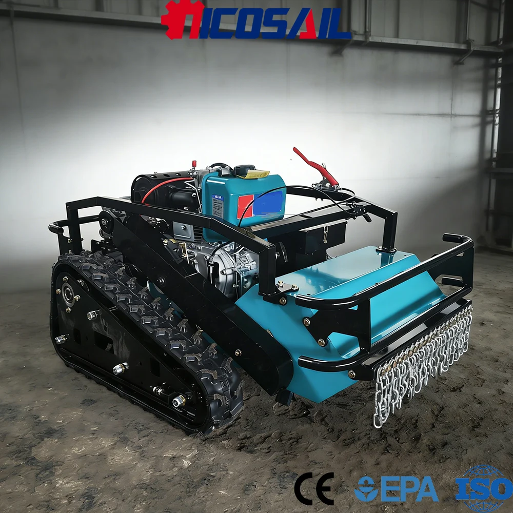 Nicosail 800mm Wide Cut Remote Mower CE Approved Euro 5 High Performance for Farm Garden Park