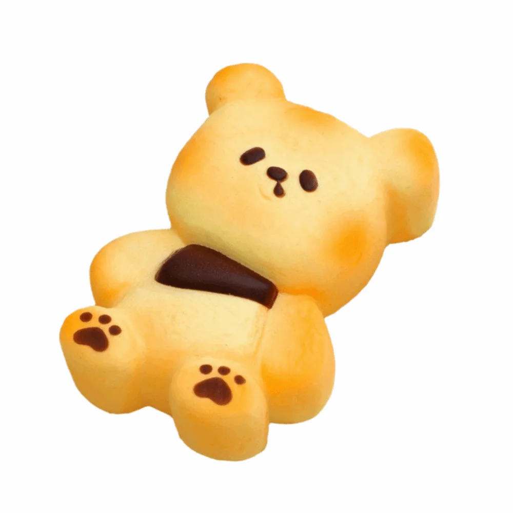 Slow Rebound Simulation Bread Pinch Stress Relief Photo Props Squeeze Stress Toy Hand Relaxation Realistic Food Fidget Toy