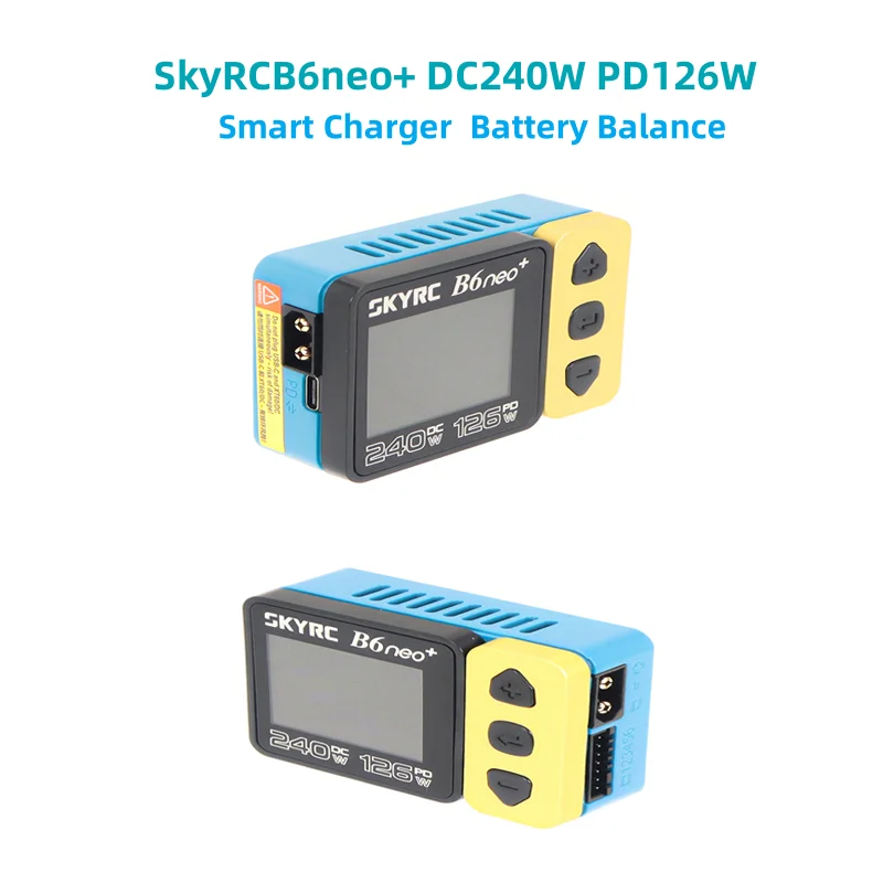 

SKYRC B6neo+ Умное зарядное устройство высокой мощности DC240W PD126W LiPo Балансное зарядное устройство Разрядник