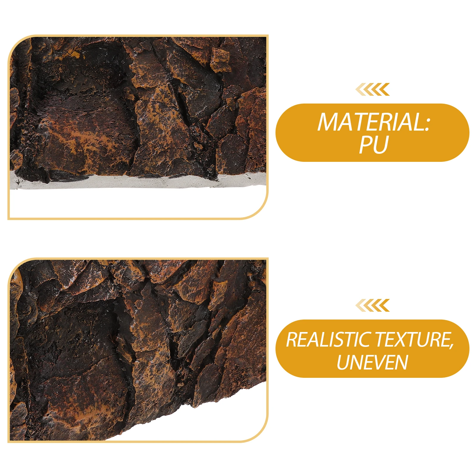 

1Pcs Lightweight 3D Terrarium Background for Reptile Fish Tank Habitat Decoration