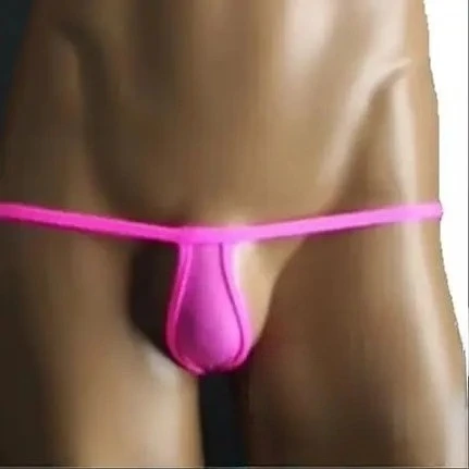 Men One Piece T-back Thong Low Rise Ultra Thin High Elastic Smooth Breathable Minimalist Sexy Male G-string Underwear