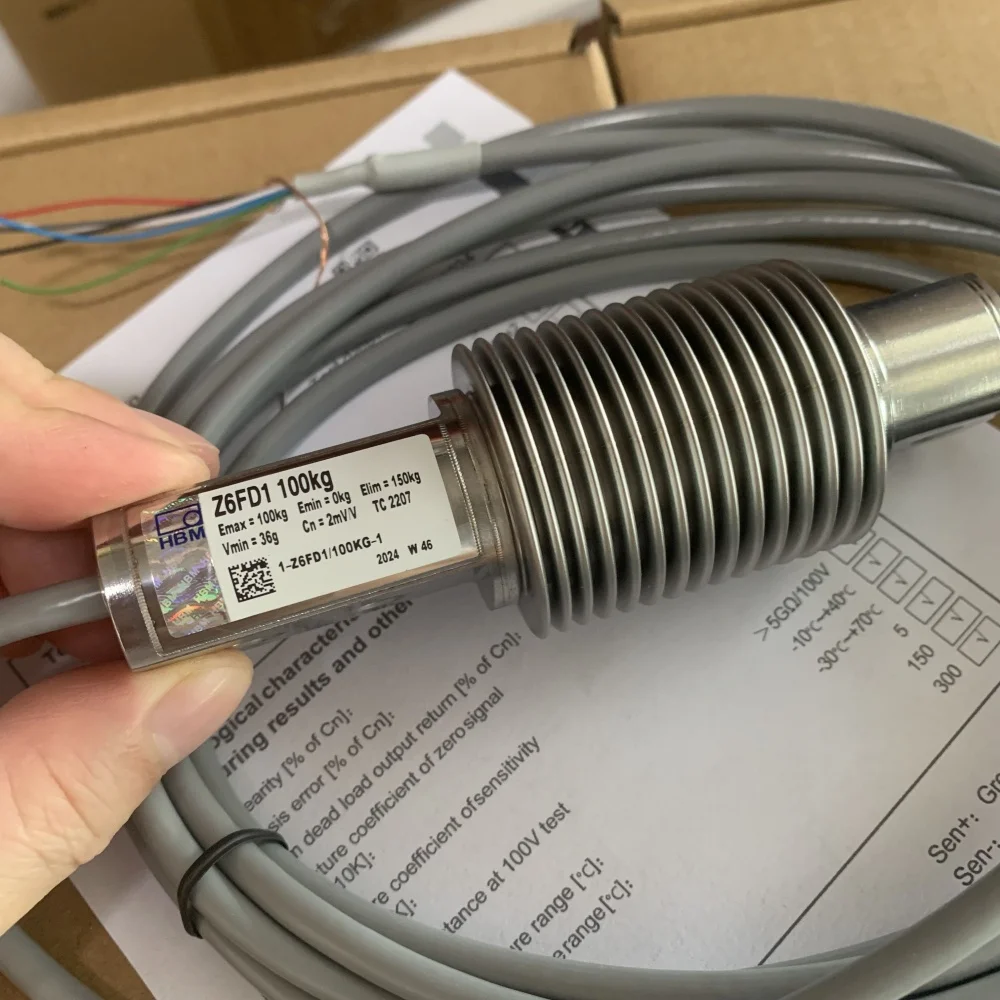 

Z6FD1-100kg Stainless Steel High Accuracy Bellows Transducer Load Cell Force Sensor Factory Price