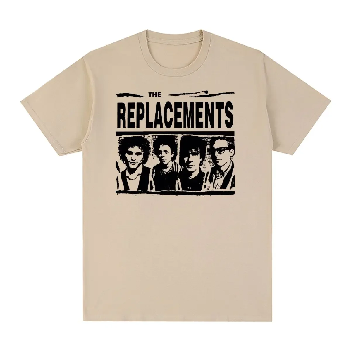 

The Replacements Vintage T-shirt Band Rock Cotton Men T shirt New Tee Tshirt Womens Tops