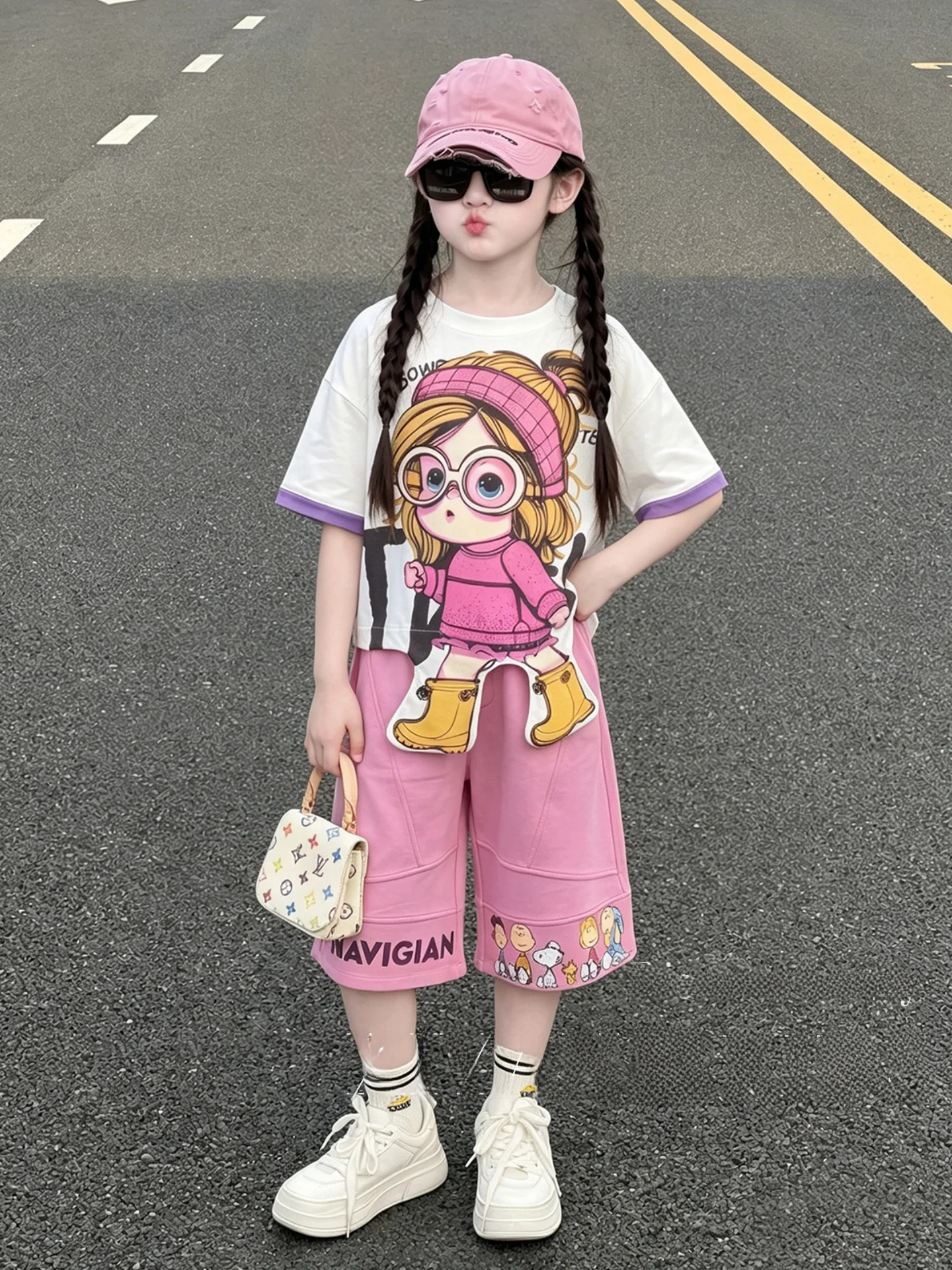 completo-estivo-per-ragazze-set-sportivo-a-due-pezzi-con-maniche-corte-stile-coreano-trendy-abbigliamento-casual-per-bambine-dai-6-ai-14-anni