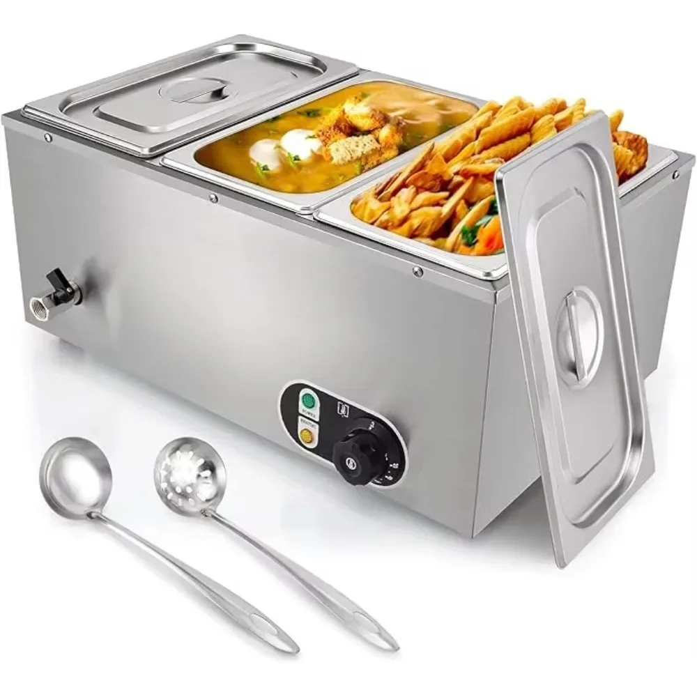 

Коммерческий электрический подогреватель пищевых продуктов, промышленный корпус из нержавеющей стали 1500 Вт, 3 пары