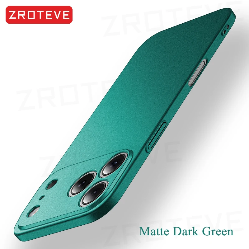 Für iPhone 18 17 Pro Max 17e 16e 16 15 14 Plus 13 Mini Hülle ZROTEVE Ultradünne Matte Harte PC-Abdeckung für iPhone17 Air Handyhüllen – Detail 28