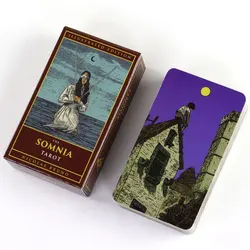 The Somnia Tarot Oracle Card Leisure Fortune Divination Party Entertainment Chess Card Game Tarot 80 Card Deck