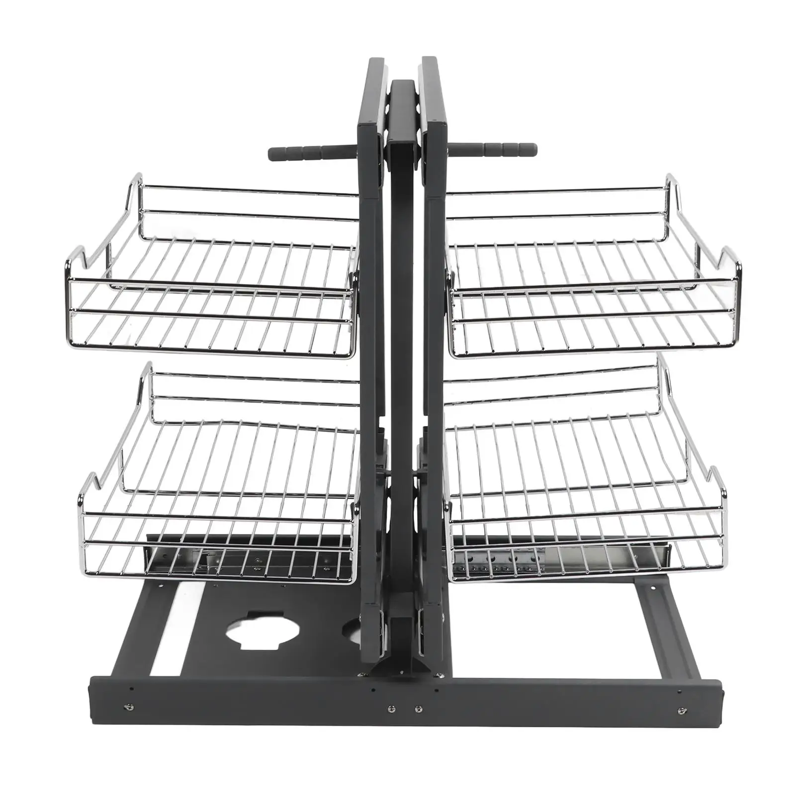 Organizer da cucina estraibile ad angolo cieco, armadio scorrevole da 800 mm per spezie e condimenti