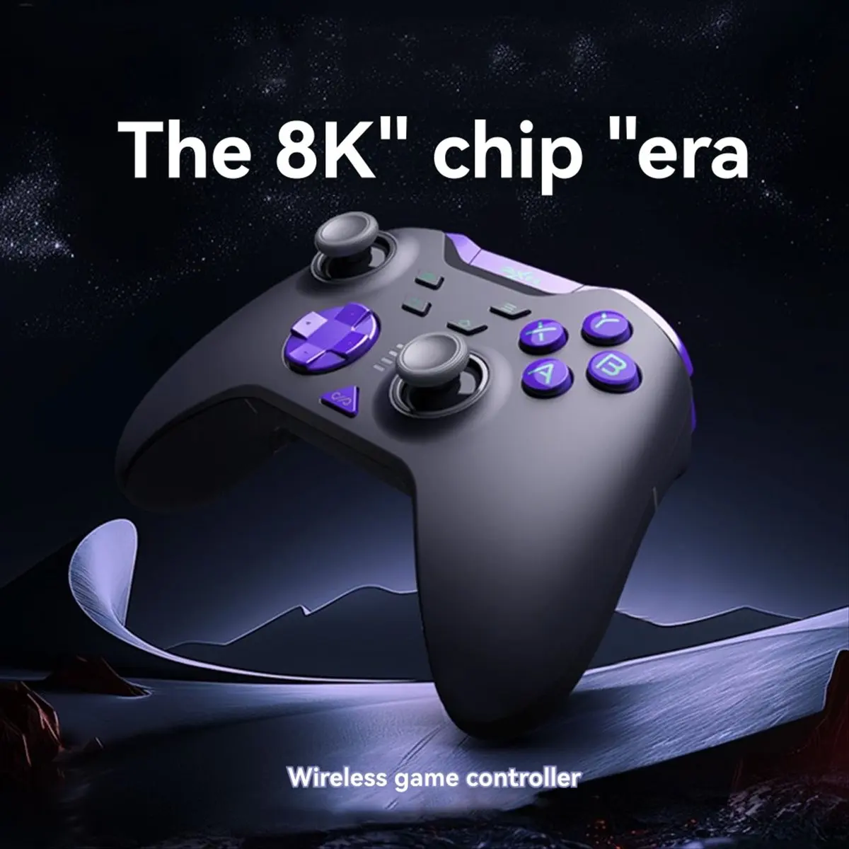 P5 Pro 8K Wireless Gamepad Bluetooth Controller with 8000Hz Polling Hall Trigger Capacitive Joystick for PC NS IOS