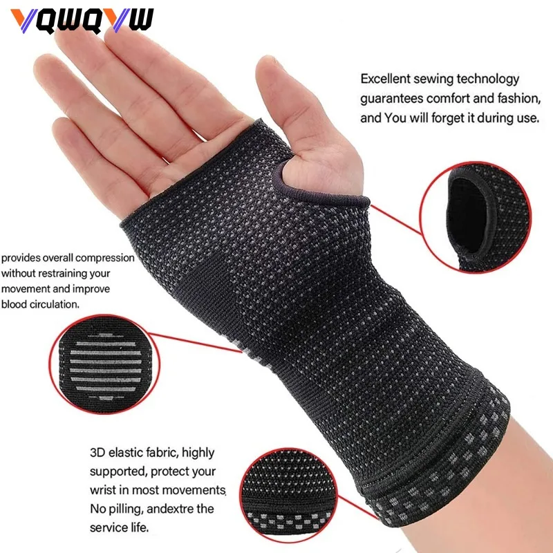 1Pcs Exercise Pressure Wrist Support Protection,Palm Protection for Basketball Fitness,Outdoor Breathable Protective Equipment