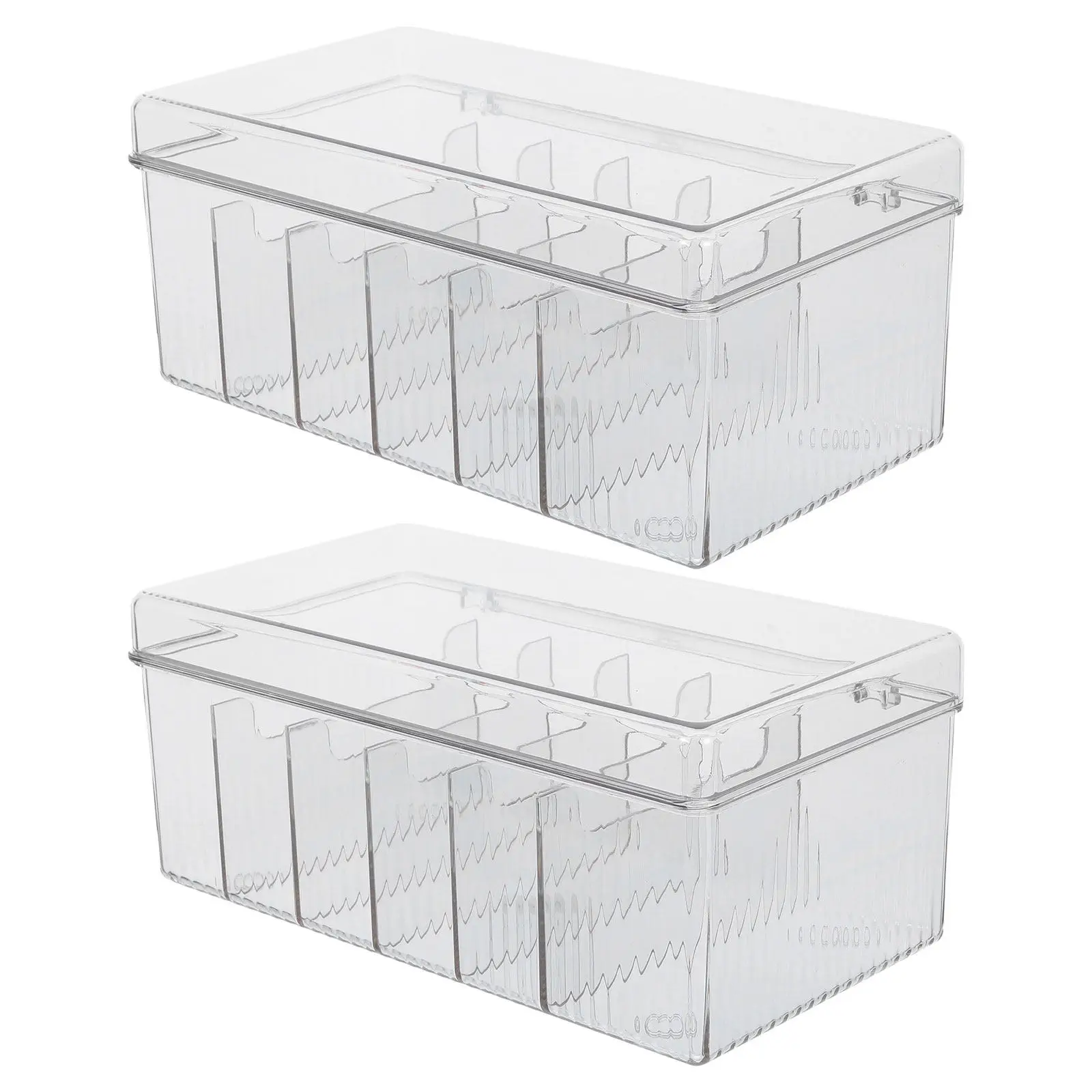 2pcs-acrylic-nail-storage-box-transparent-dustproof-organizer-large-partition-case-for-lash-tools-jewelry-tweezers-usb-cable