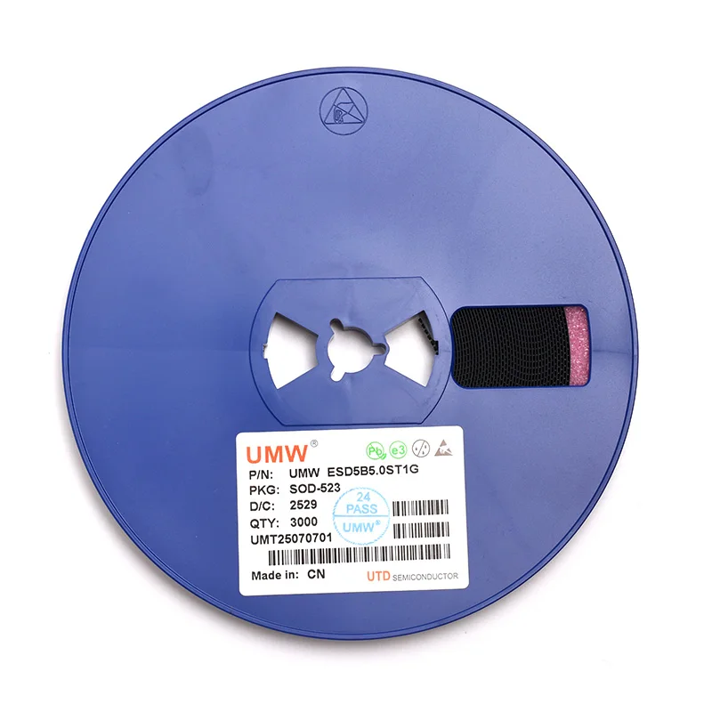 Original UMW ESD5B5.0ST1G 5B SOD-523 TVS Transient Voltage Suppressor / ESD Protection Device