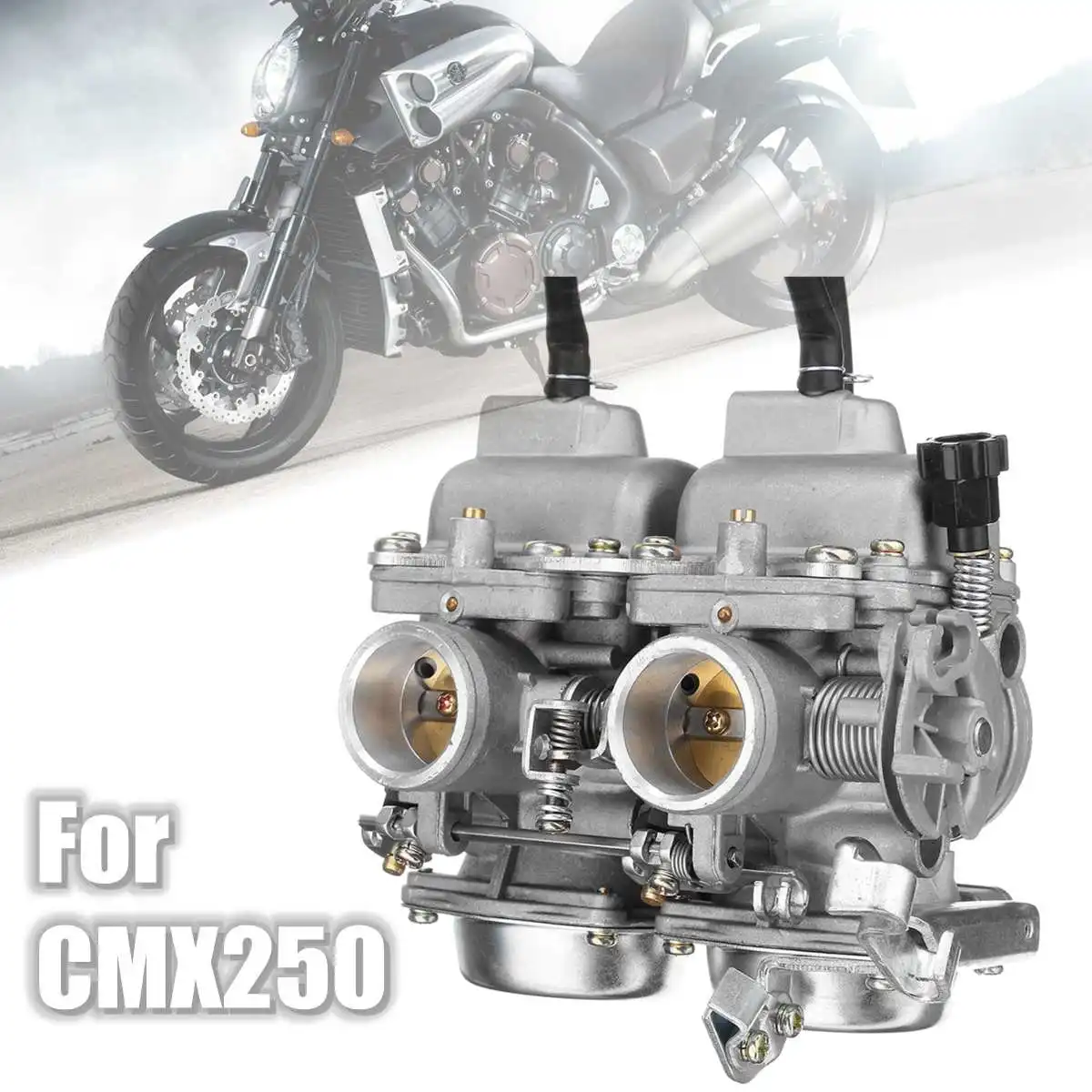 Motorcycle Carburetor Dual Carb Assy Chamber For Honda Rebel CA CMX 250 C CMX250 CA250