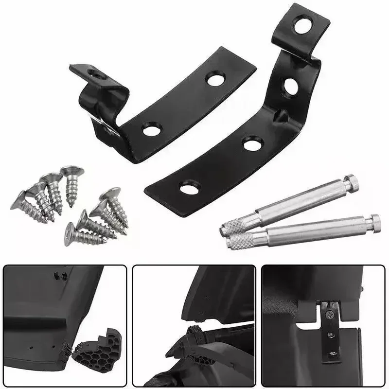 Glove Box Lid Bracket Fit for S4 RS4 B6 B7, Glove Box Lid Hinge Snapped Repair Fix Kit Brackets